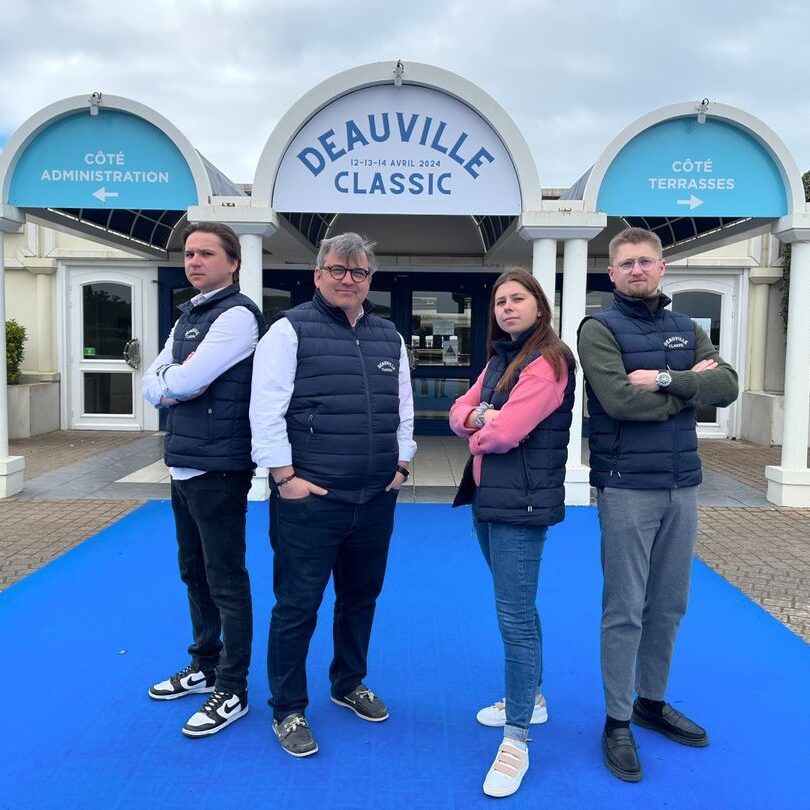 La team du Deauville Classic