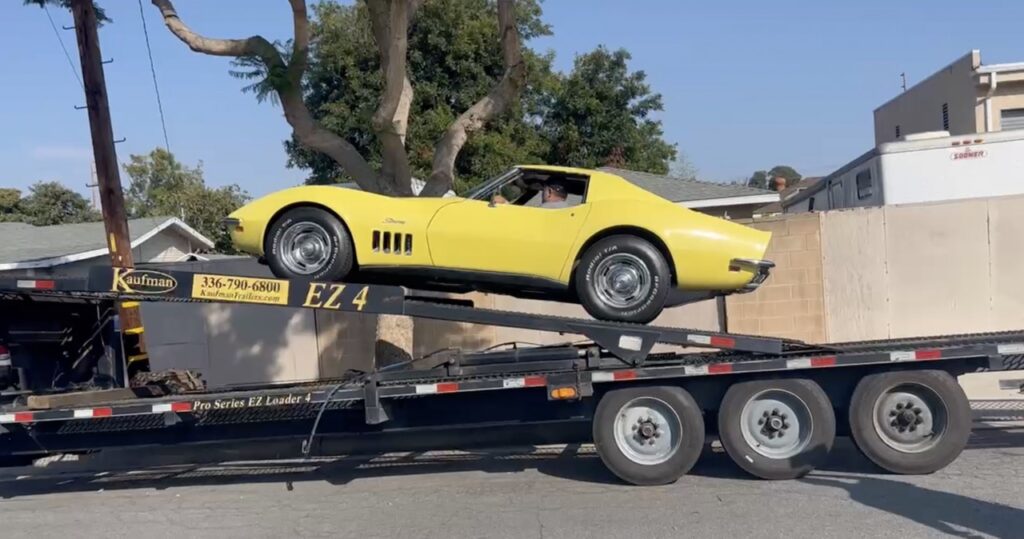 Transport d'une corvette 1969 