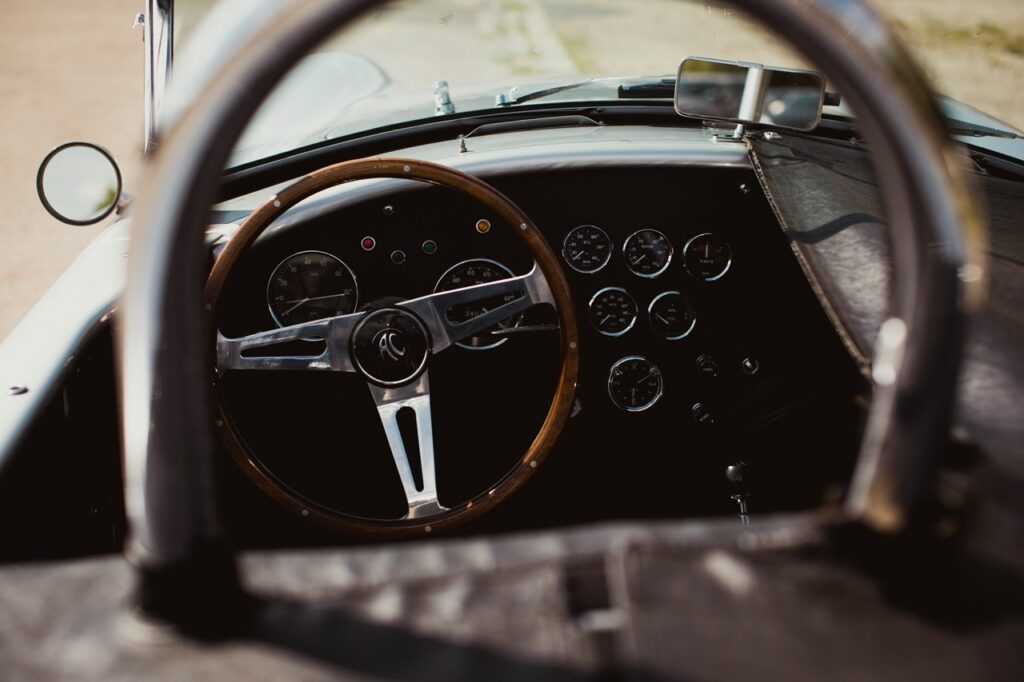 Intérieur d'AC Cobra