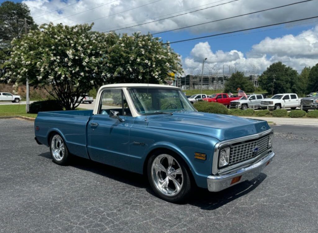 Chevrolet C10 LS 4L60E A/C fresh build slick paint  year1}