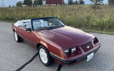 Ford Mustang convertible lx 1984