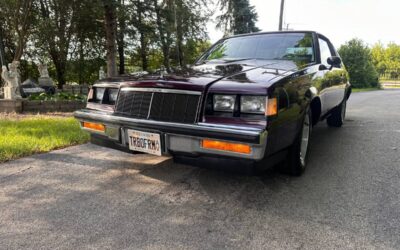 Buick Turbo regal grand national 1986