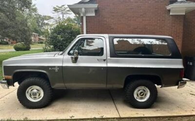 Chevrolet Blazer 1/2 ton nominal 1988