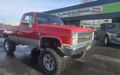 Chevrolet C/k 10 series k10 scottsdale 1985