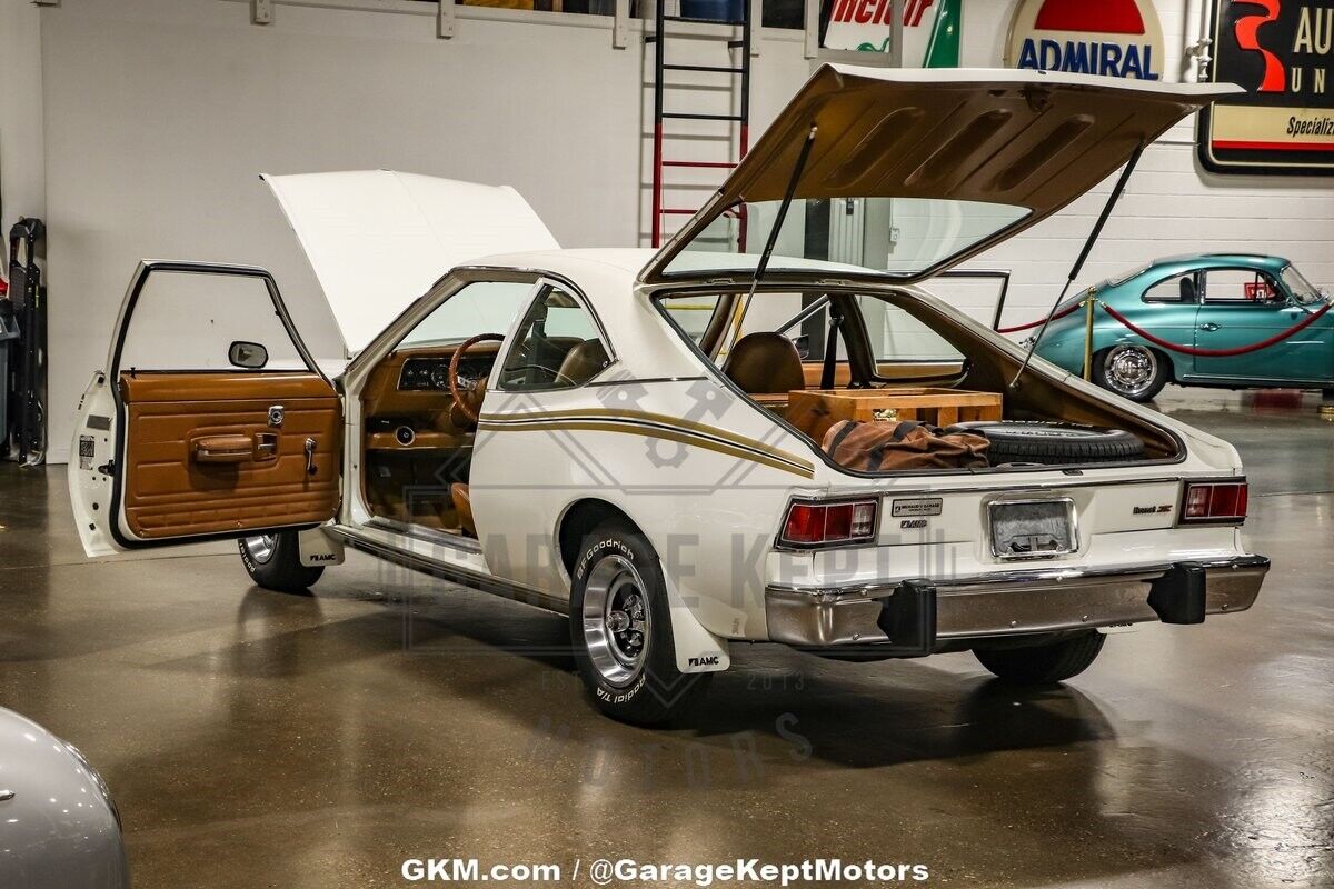 AMC-Hornet-Coupe-1975-White-Tan-102176-2