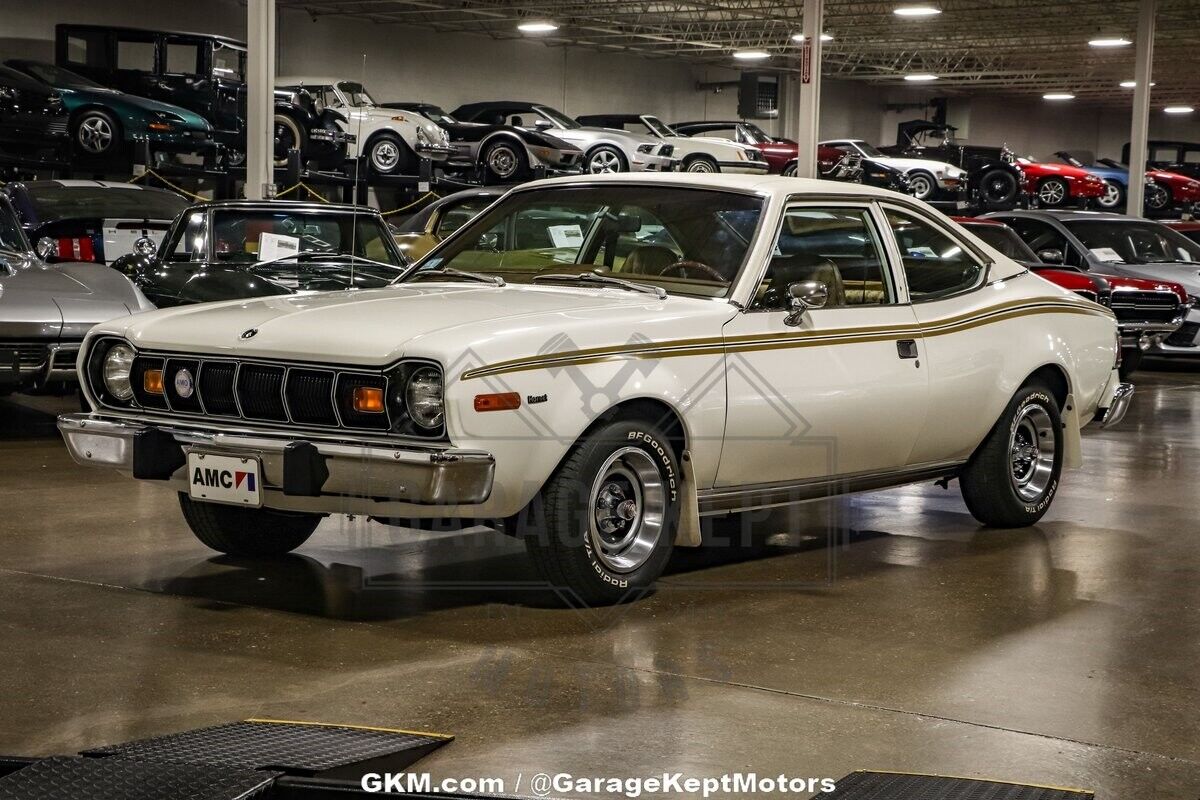 AMC-Hornet-Coupe-1975-White-Tan-102176-7