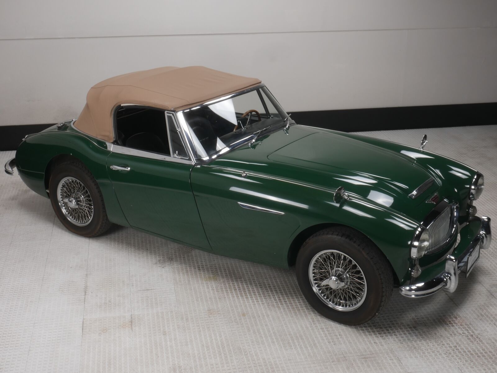 Austin-Healey-3000-Cabriolet-1965-Green-Black-56676-1