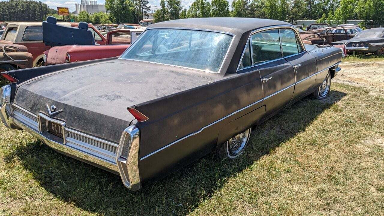 Cadillac-DeVille-Berline-1964-Black-Blue-41000-4