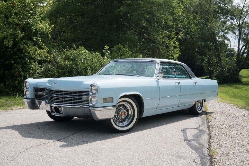 Cadillac-DeVille-Berline-1966-Blue-Blue-110163-2