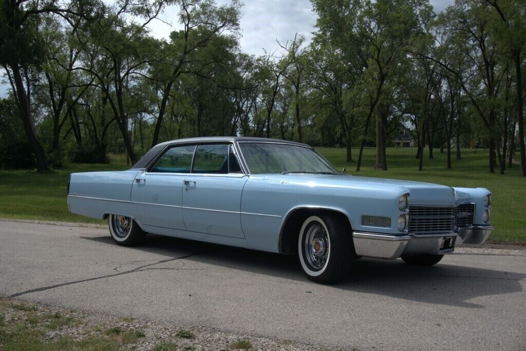 Cadillac-DeVille-Berline-1966-Blue-Blue-110163-9