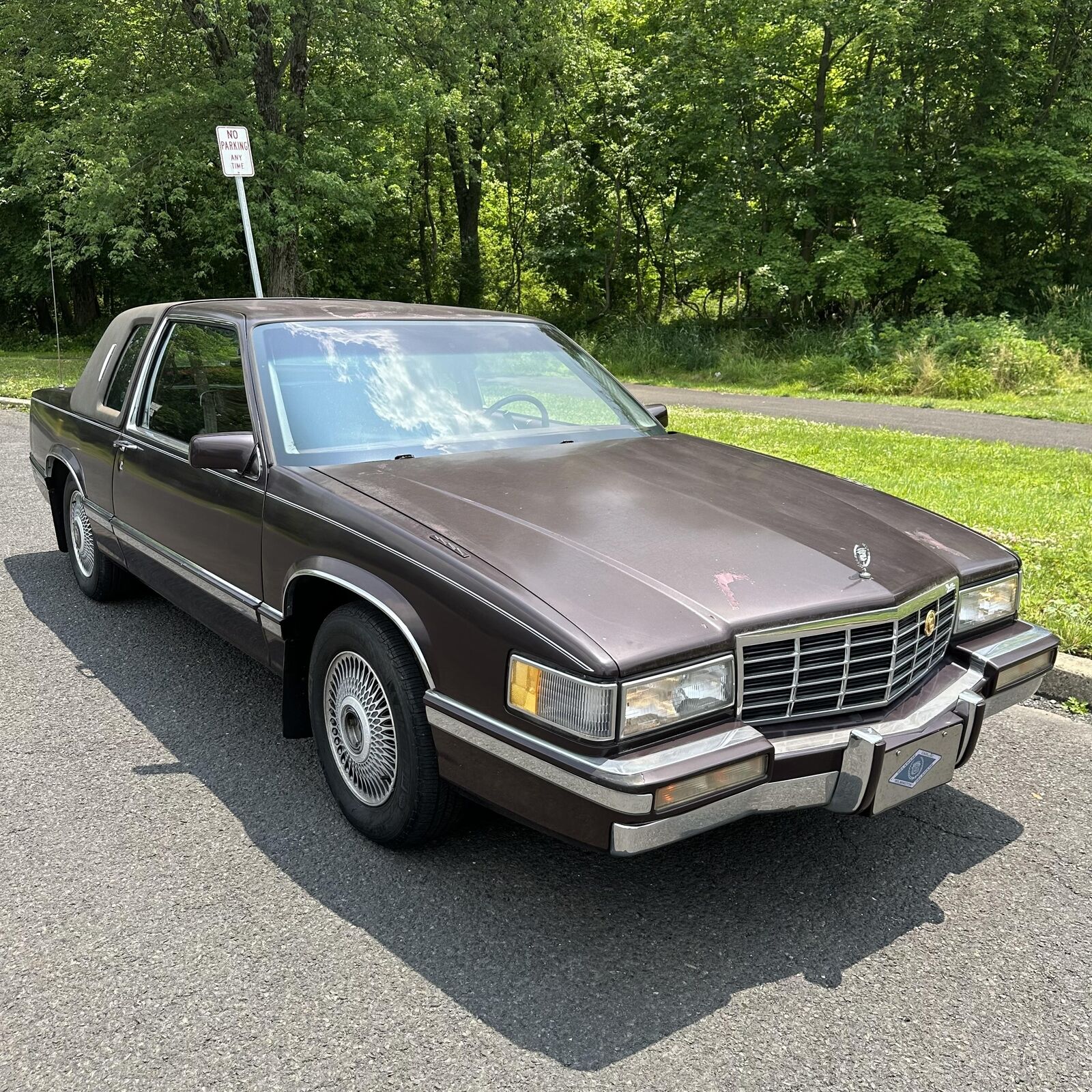 Cadillac-DeVille-Coupe-1993-Burgundy-Red-54911-12