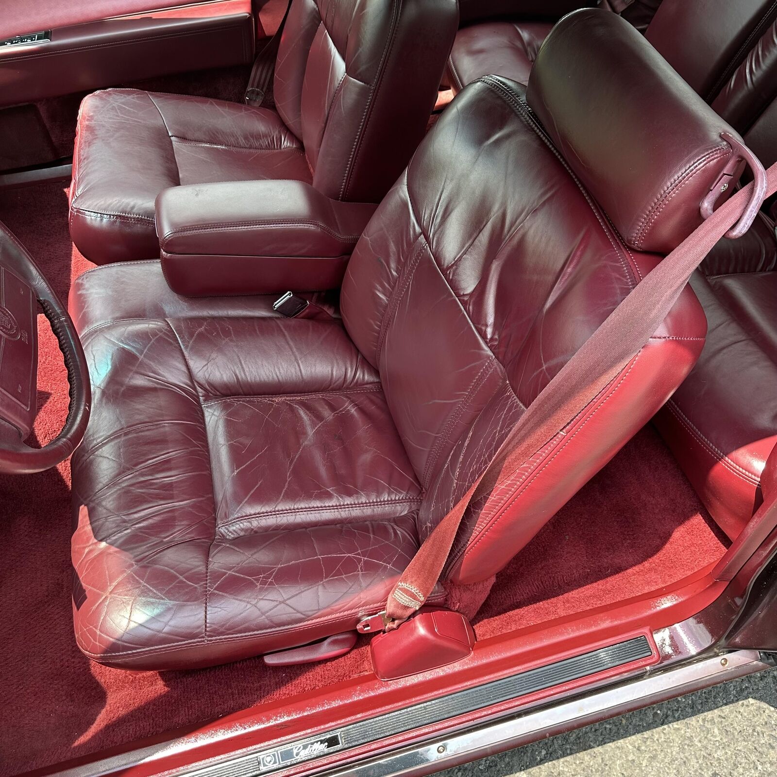 Cadillac-DeVille-Coupe-1993-Burgundy-Red-54911-16