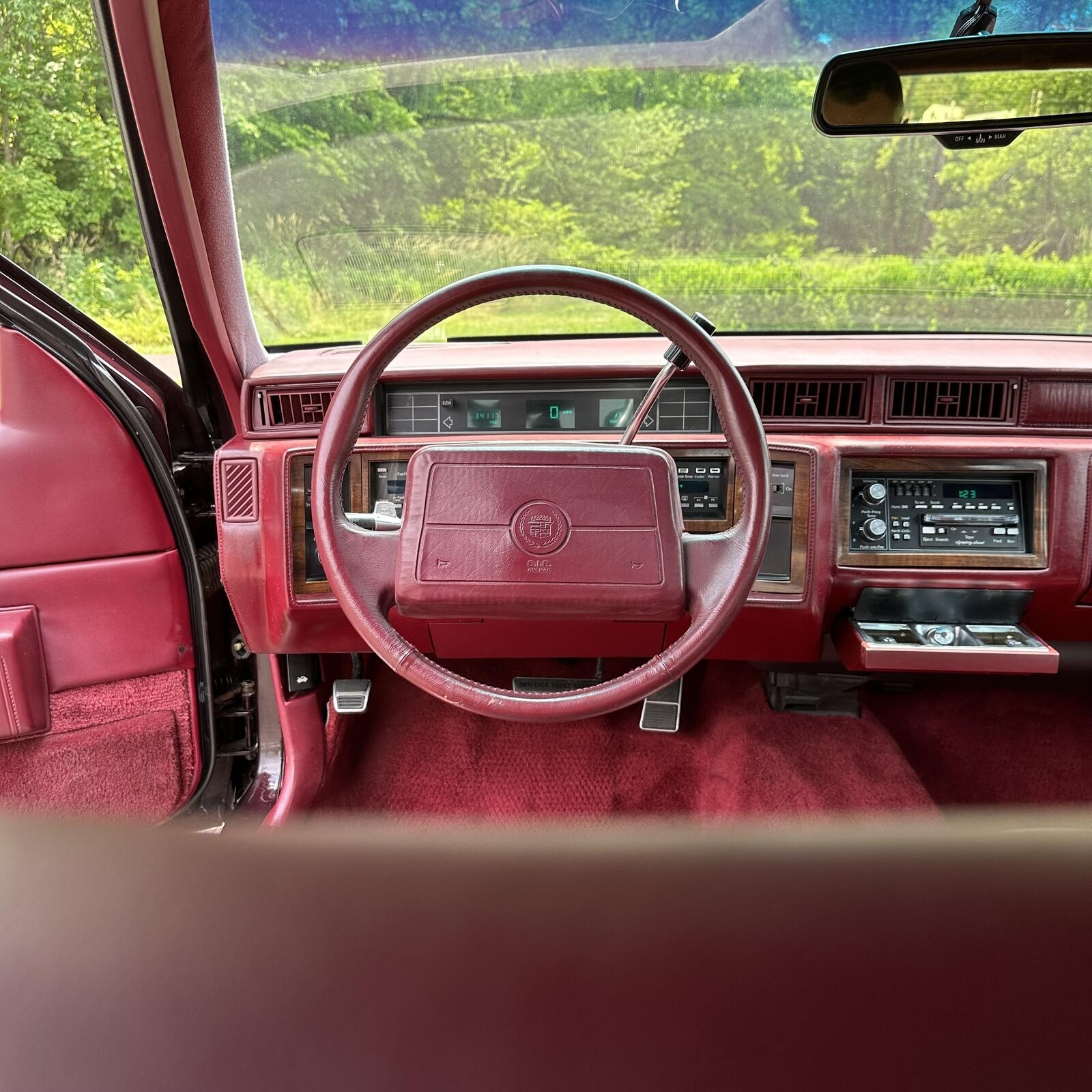 Cadillac-DeVille-Coupe-1993-Burgundy-Red-54911-22