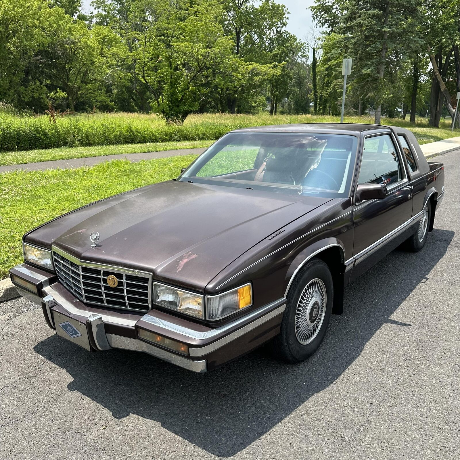 Cadillac-DeVille-Coupe-1993-Burgundy-Red-54911-8