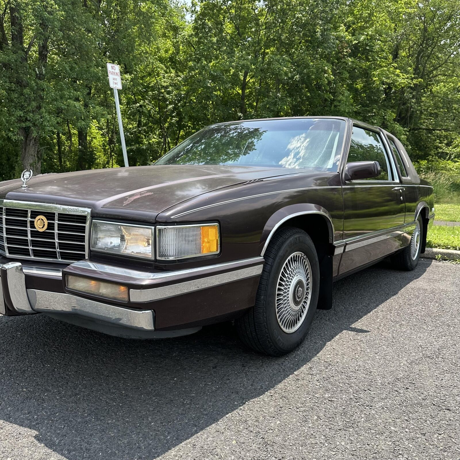 Cadillac-DeVille-Coupe-1993-Burgundy-Red-54911-9