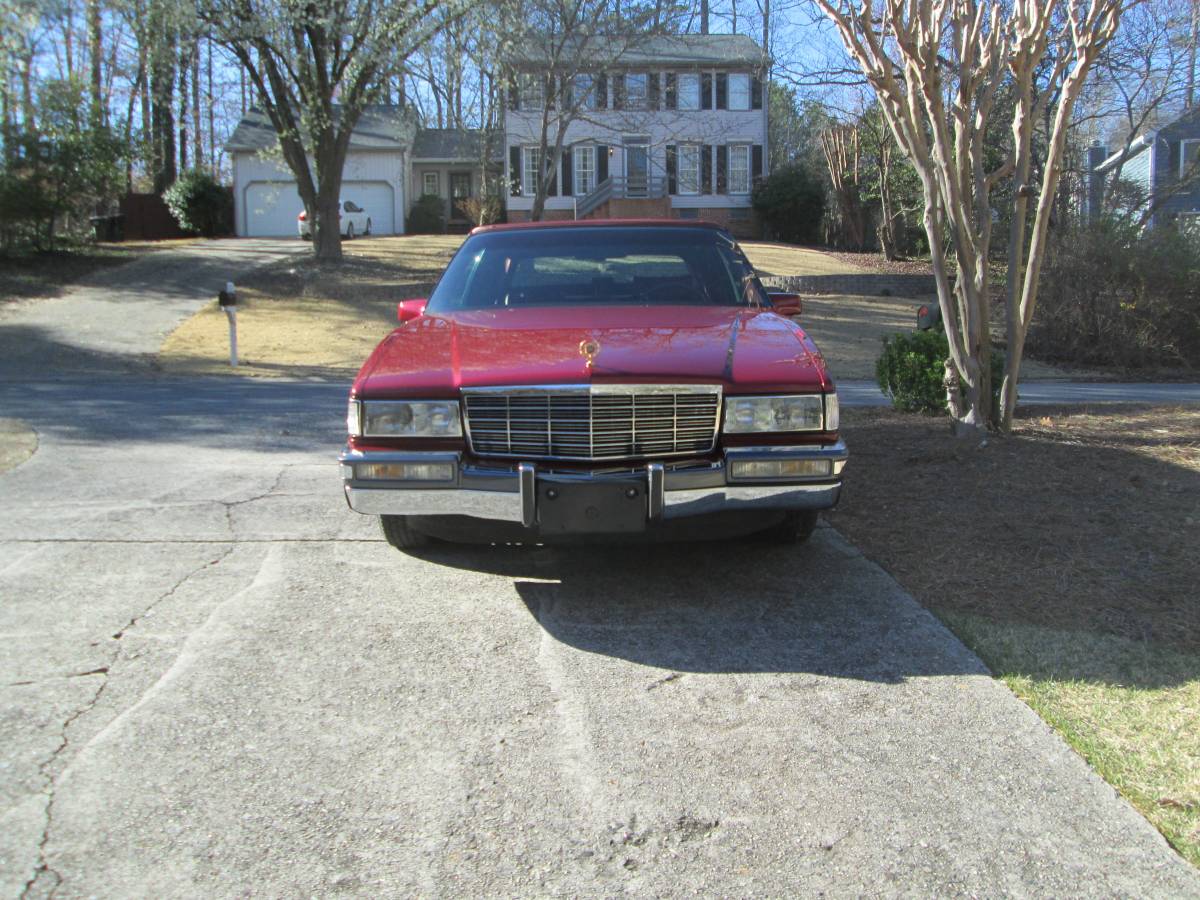 Cadillac-Deville-1991-red-106599-7