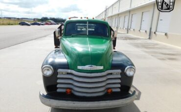 Chevrolet-2-12-Ton-Flatbed-1952-Green-Green-7379-5