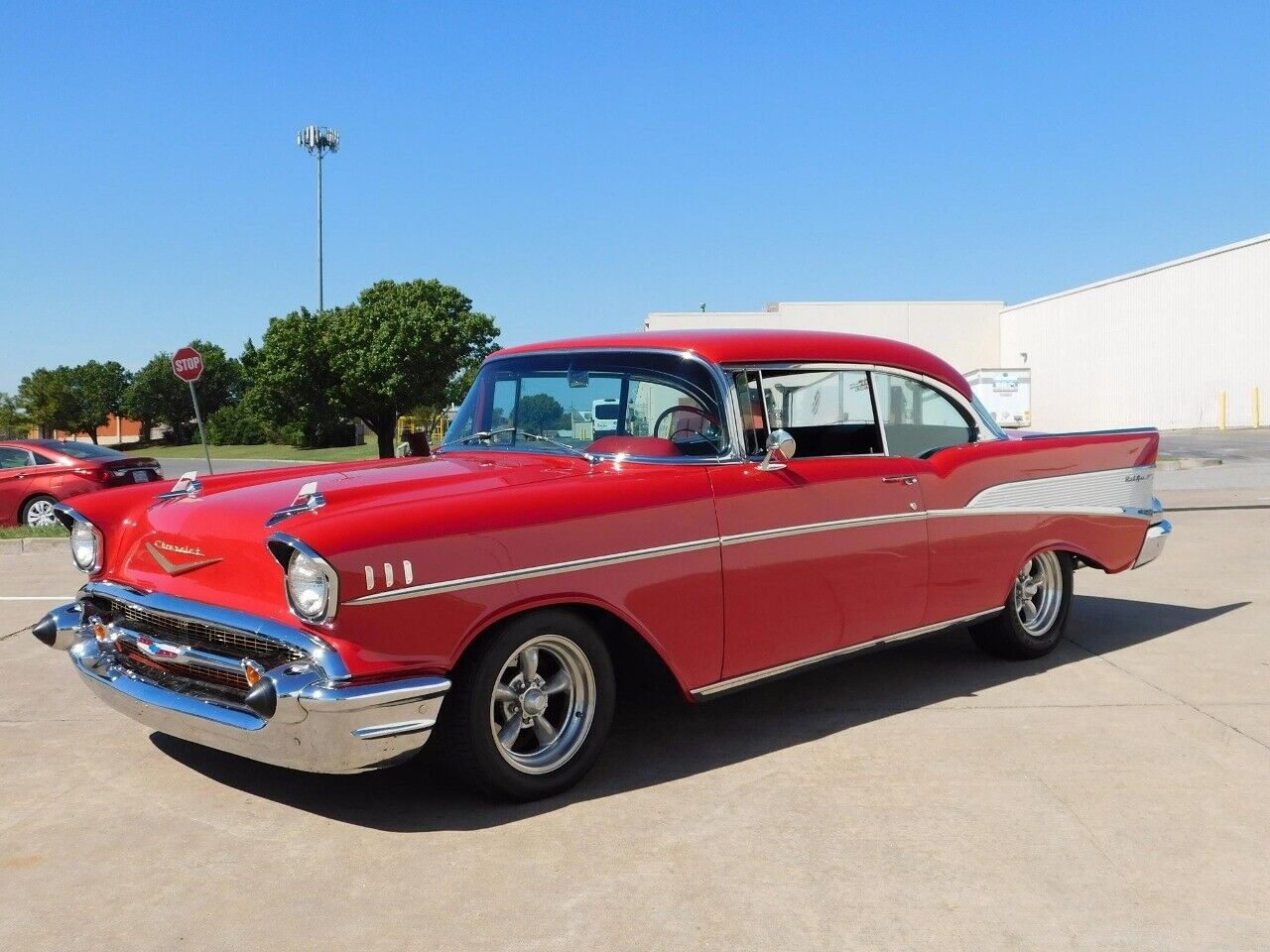 Chevrolet-Bel-Air150210-Coupe-1957-Red-Black-74197-2