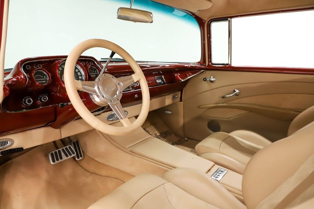 Chevrolet-Bel-Air150210-Coupe-1957-Red-Tan-0-1