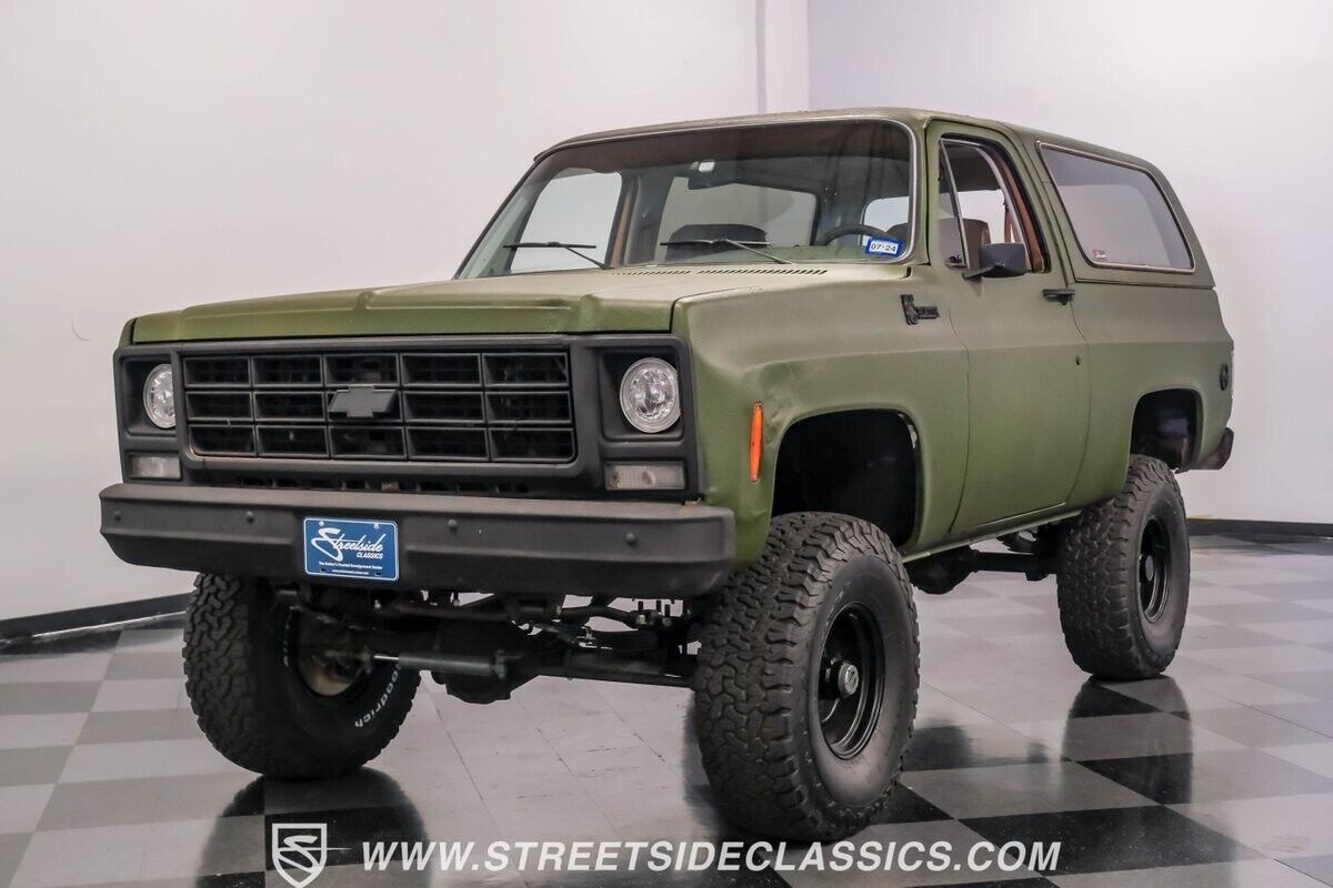 Chevrolet-Blazer-SUV-1979-Green-Tan-90881-5