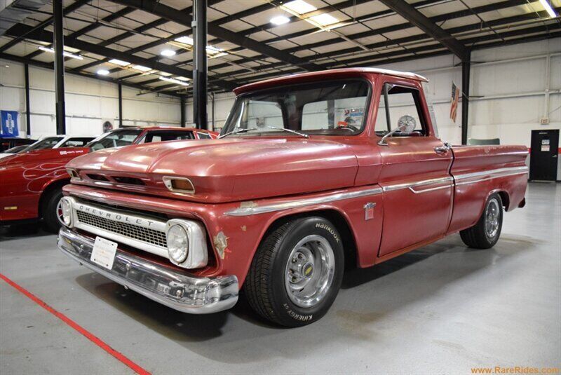 Chevrolet-C-10-1966-Red-Black-2326-2