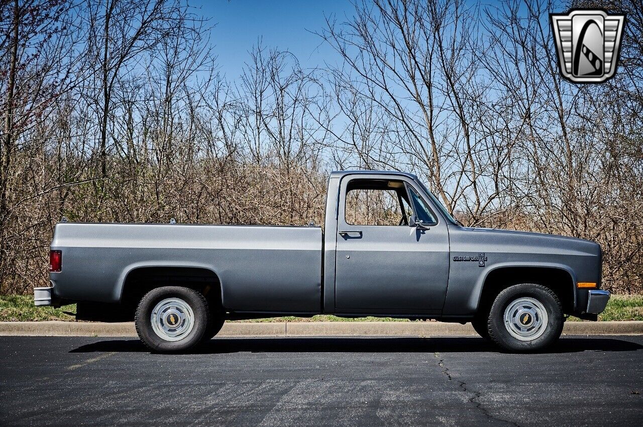 Chevrolet-C-10-1986-Silver-Red-110473-7