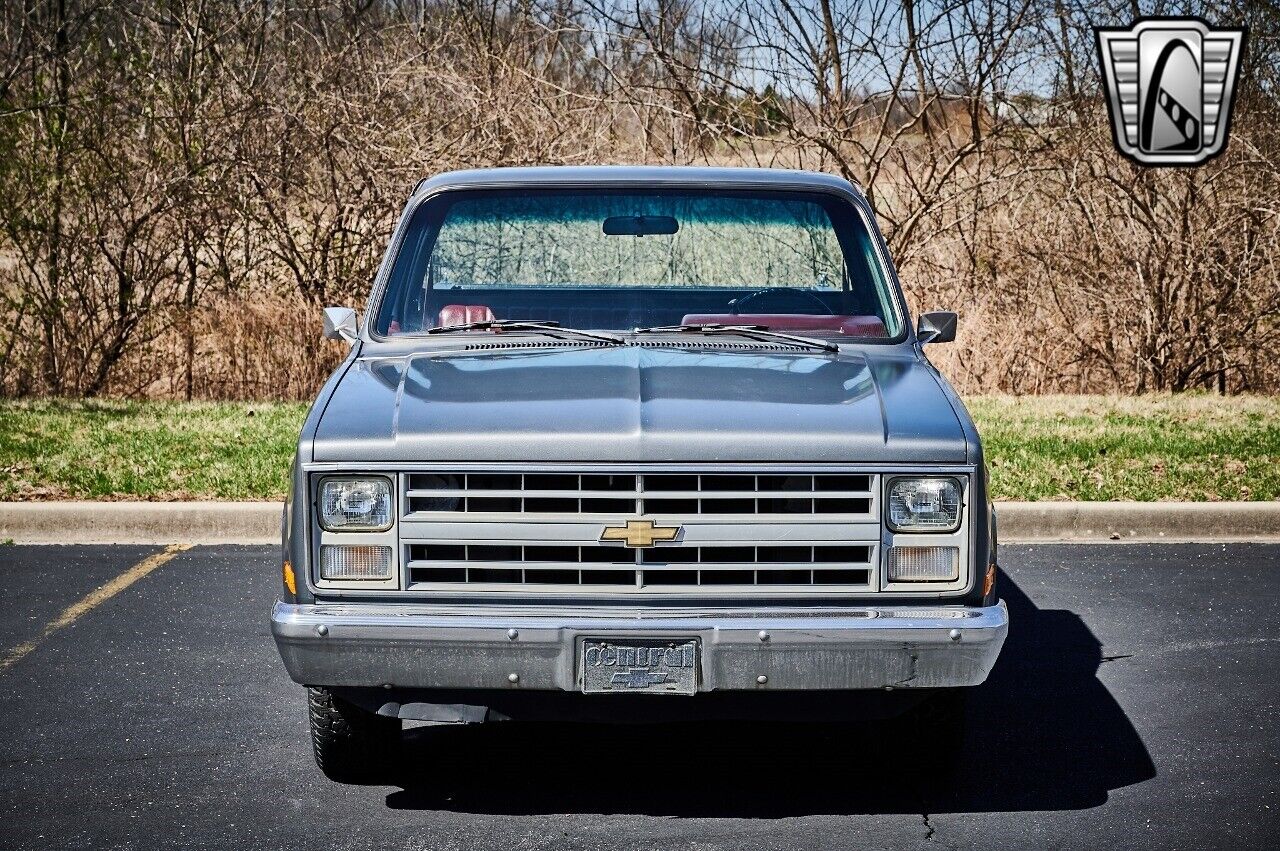 Chevrolet-C-10-1986-Silver-Red-110473-9