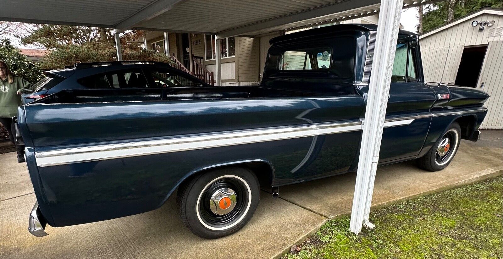 Chevrolet-C-10-Pickup-1965-Blue-Tan-17881600-13