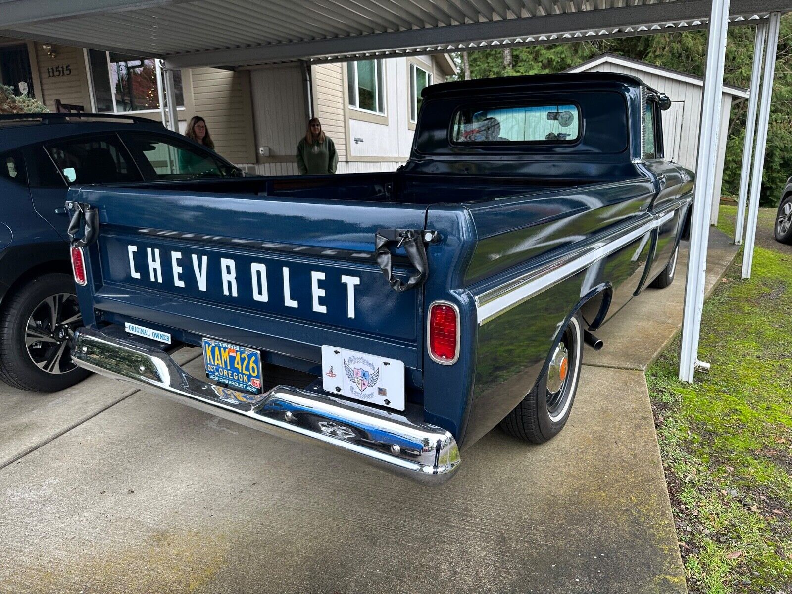 Chevrolet-C-10-Pickup-1965-Blue-Tan-17881600-4