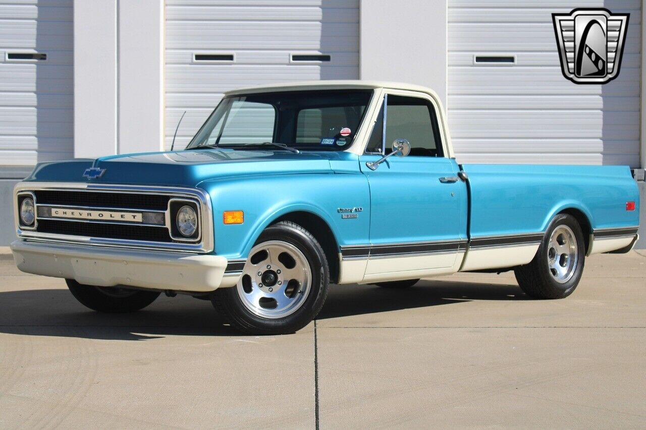 Chevrolet-C-10-Pickup-1969-Blue-Blue-100198-2