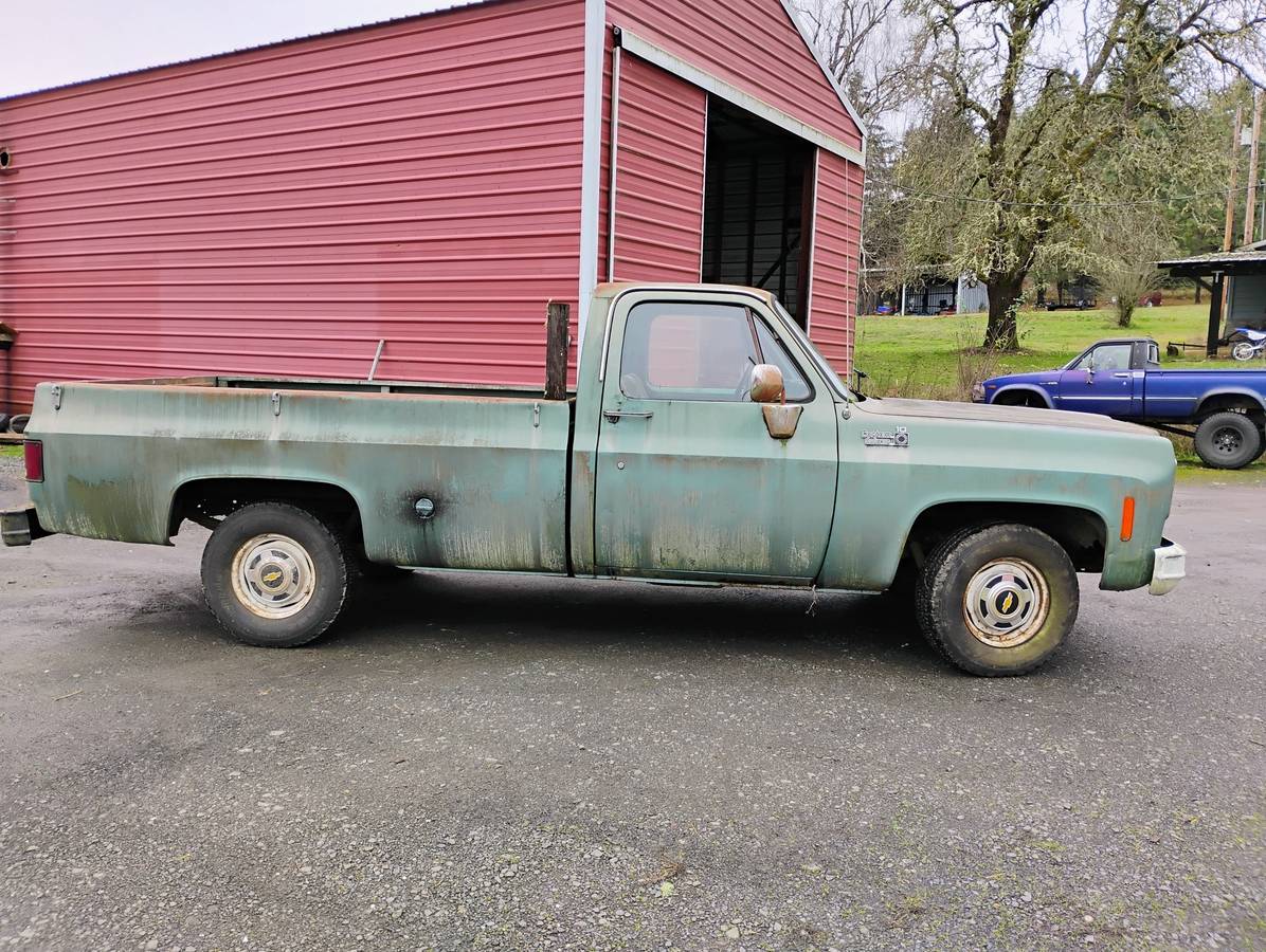 Chevrolet-C10-1977-green-74387-1