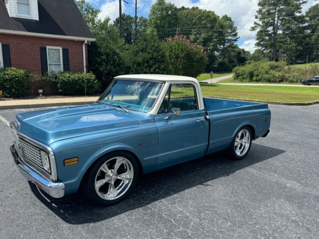 Chevrolet-C10-LS-4L60E-AC-fresh-build-slick-paint-1972-Blue-Blue-161-1