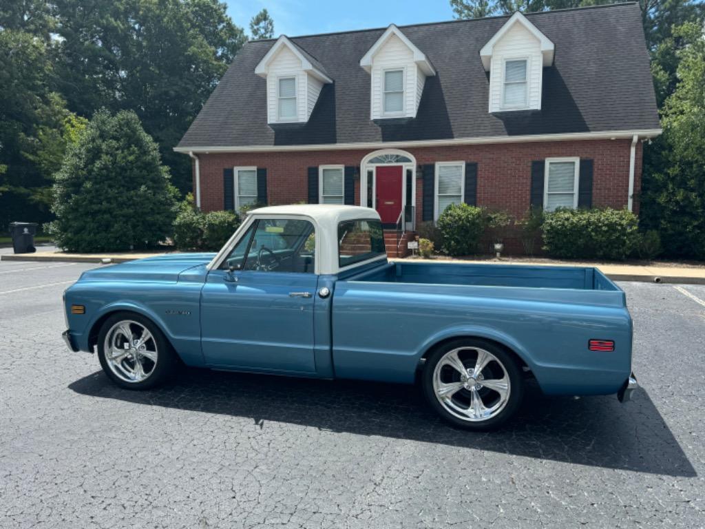 Chevrolet-C10-LS-4L60E-AC-fresh-build-slick-paint-1972-Blue-Blue-161-7