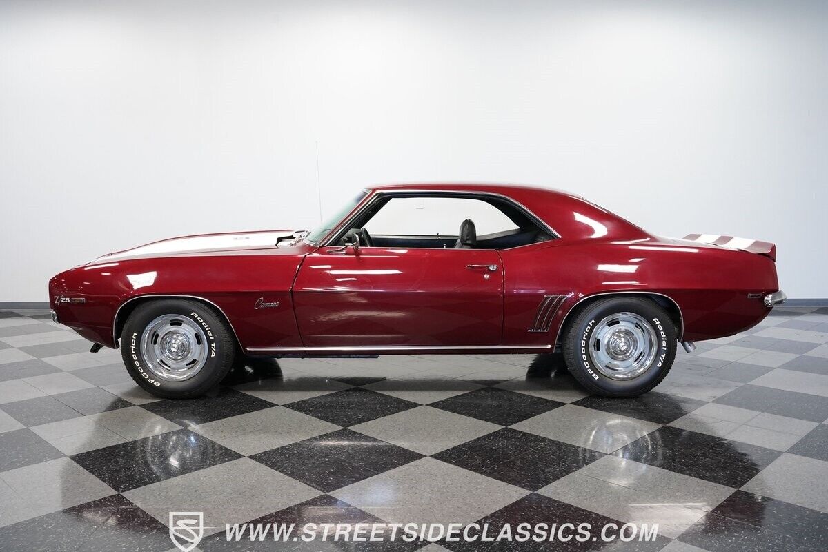 Chevrolet-Camaro-1969-Burgundy-Black-156081-7