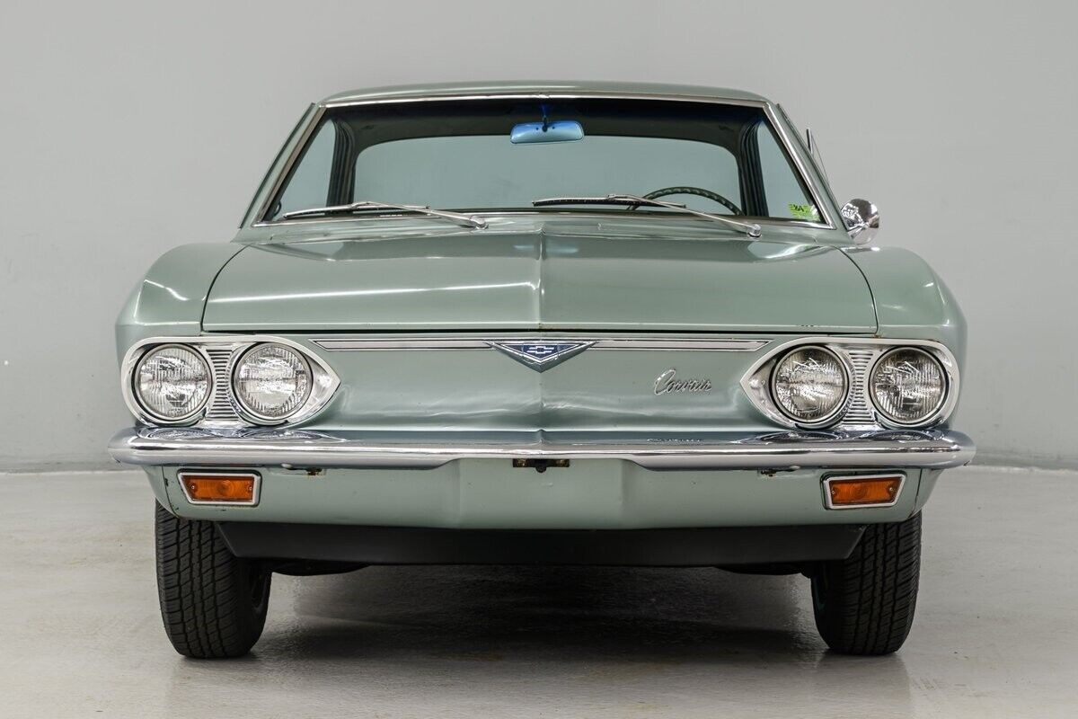 Chevrolet-Corvair-1966-Green-Fawn-69224-4