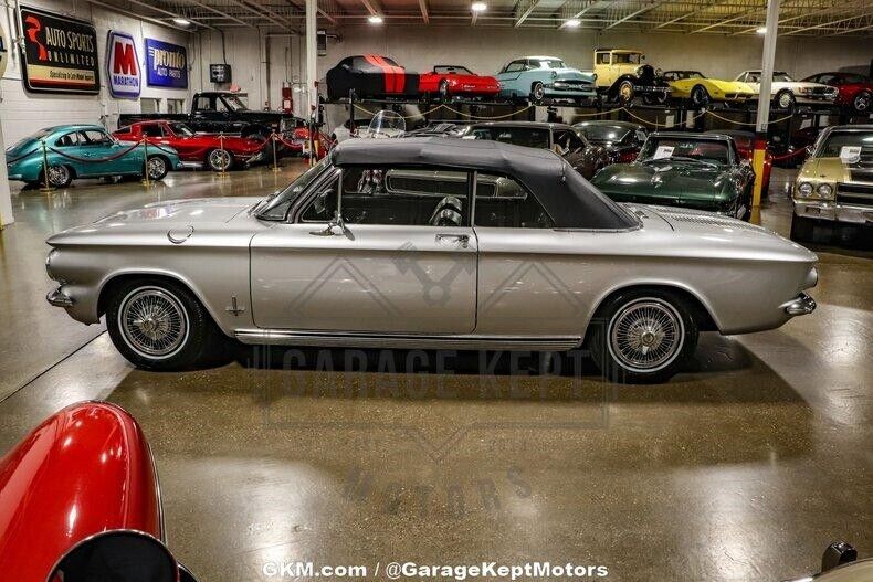 Chevrolet-Corvair-Cabriolet-1963-Silver-Black-119669-9