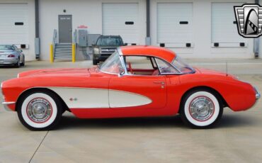 Chevrolet-Corvette-1957-Red-Red-10977-2