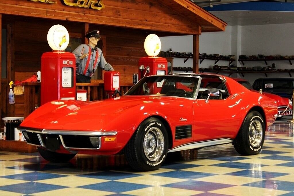 Chevrolet-Corvette-1970-Red-Black-0-1