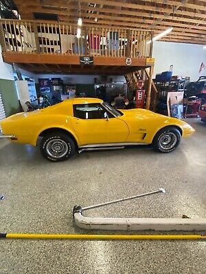 Chevrolet-Corvette-1973-Yellow-75156-1