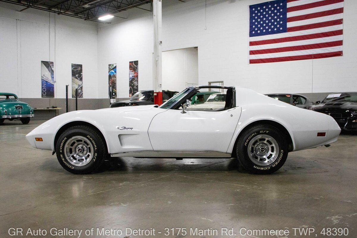 Chevrolet-Corvette-1974-White-Black-53363-2