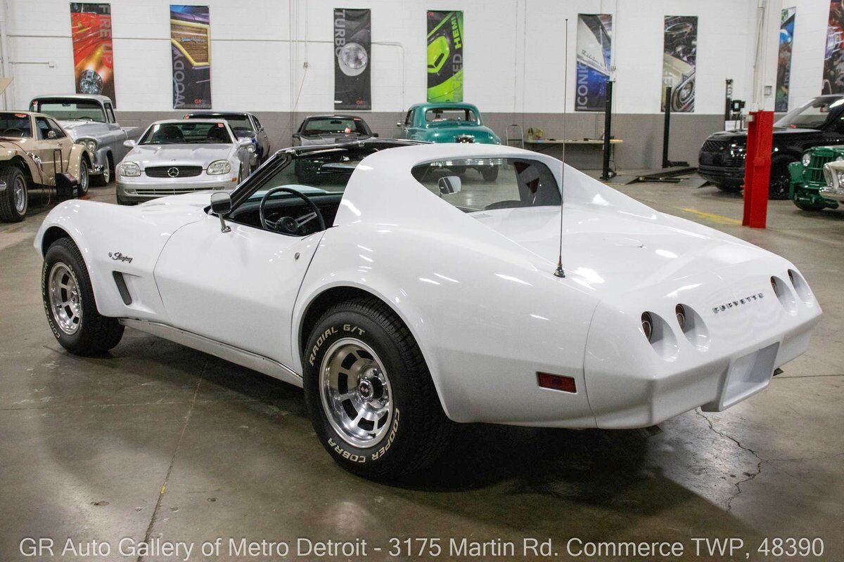 Chevrolet-Corvette-1974-White-Black-53363-3