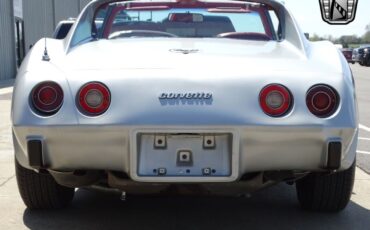 Chevrolet-Corvette-1977-Silver-Red-62385-6