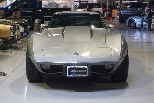 Chevrolet-Corvette-1978-Silver-Black-46917-10