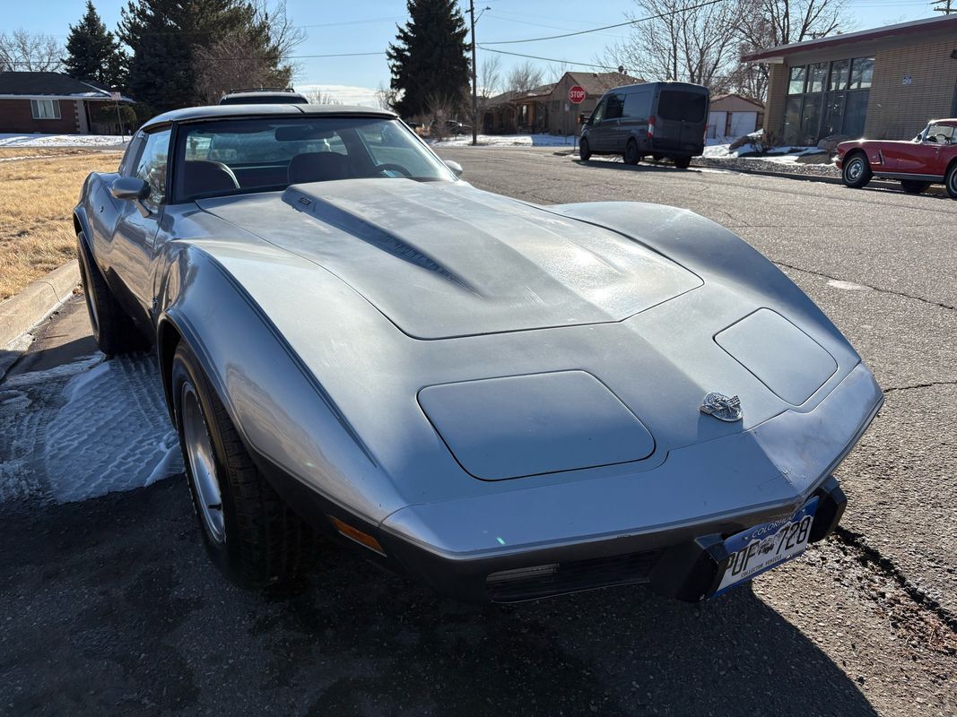 Chevrolet-Corvette-1978-Silver-Red-123292-11