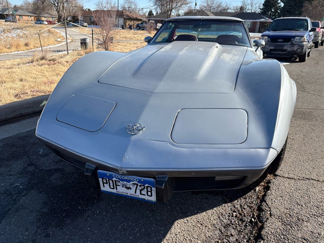 Chevrolet-Corvette-1978-Silver-Red-123292-13