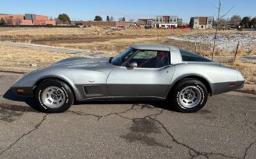 Chevrolet-Corvette-1978-Silver-Red-123292-20