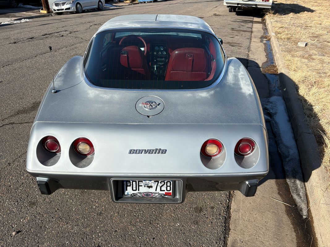 Chevrolet-Corvette-1978-Silver-Red-123292-24