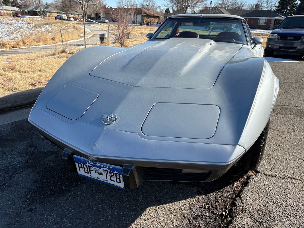 Chevrolet-Corvette-1978-Silver-Red-123292-25