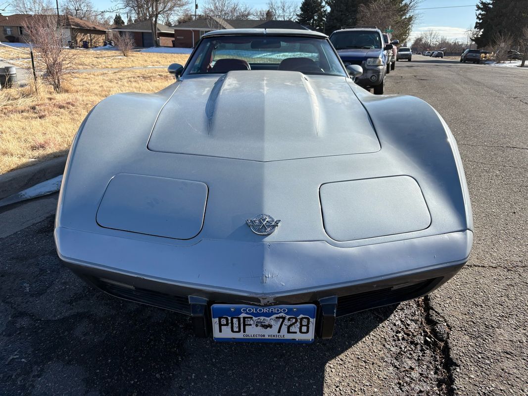 Chevrolet-Corvette-1978-Silver-Red-123292-26