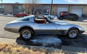 Chevrolet-Corvette-1978-Silver-Red-123292-27